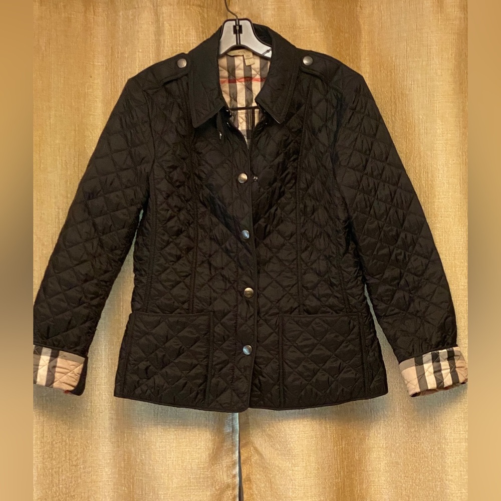 Burberry Brit Quilted lightweight Jacket Excellent Condition size Large
